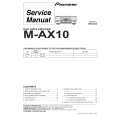 PIONEER M-AX10 Instrukcja Serwisowa