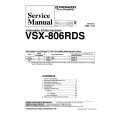 PIONEER VSX806RDS Instrukcja Serwisowa