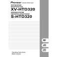 PIONEER XV-HTD320/KUCXJ Instrukcja Obsługi