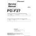 PIONEER PD-F27 Instrukcja Serwisowa