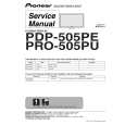 PIONEER PDP-505PU/KUC Instrukcja Serwisowa