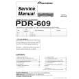 PIONEER PDR-609/WYXJ Instrukcja Serwisowa