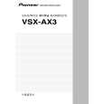 PIONEER VSX-AX3-G/NKXJI Instrukcja Obsługi