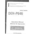 PIONEER DEHP646 Instrukcja Obsługi