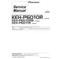 PIONEER KEH-P6010R Instrukcja Serwisowa