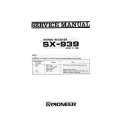PIONEER SX-939 Instrukcja Serwisowa