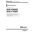PIONEER AVIC-F700BT/XS/EW5 Instrukcja Obsługi