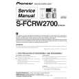 PIONEER S-FCRW2700 Instrukcja Serwisowa