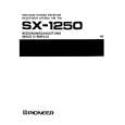 PIONEER SX-1250 Instrukcja Obsługi