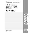 PIONEER XV-HTD7/DTXJN/RC Instrukcja Obsługi
