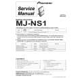 PIONEER MJ-NS1/ZPW/DF Instrukcja Serwisowa