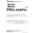 PIONEER PRO-436P Instrukcja Serwisowa