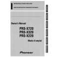 PIONEER PRS-X220 Instrukcja Obsługi