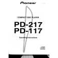 PIONEER PD117 Instrukcja Obsługi