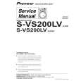 PIONEER S-VS200LV/XJI/E Instrukcja Serwisowa