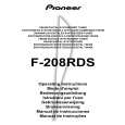 PIONEER F208 Instrukcja Obsługi