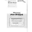 PIONEER FHP404 Instrukcja Obsługi