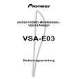 PIONEER VSA-E03/HYXJI/GR Instrukcja Obsługi