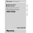 PIONEER DEH-P250 Instrukcja Obsługi