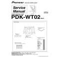 PIONEER PDK-WT02 Instrukcja Serwisowa