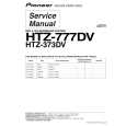 PIONEER HTZ-777DV/NAXJ5 Instrukcja Serwisowa