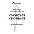 PIONEER VSXD710S-G Instrukcja Obsługi