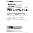 PIONEER PDU50WX2A Instrukcja Serwisowa