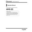 PIONEER AVIC-Z3/XU/UC Instrukcja Obsługi