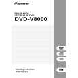 PIONEER DVD-V8000/WYXJ5 Instrukcja Obsługi