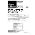 PIONEER CT-777/S Instrukcja Serwisowa
