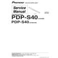 PIONEER PDP-S40 Instrukcja Serwisowa