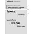 PIONEER DEH-P440/XN/UC Instrukcja Obsługi