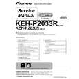 PIONEER KEH-P2030R/XM/EW Instrukcja Serwisowa
