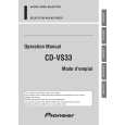 PIONEER CD-VS33/E Instrukcja Obsługi