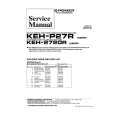 PIONEER KEH2720R X1B/GR Instrukcja Serwisowa