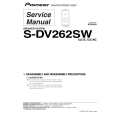 PIONEER S-DV262SW/XJC/E Instrukcja Serwisowa