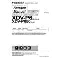 PIONEER XDV-P650/RC Instrukcja Serwisowa