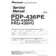 PIONEER PDP-436PG Instrukcja Serwisowa