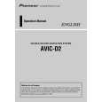 PIONEER AVIC-D2/XU/UC Instrukcja Obsługi