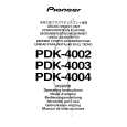PIONEER PDK-4004 Instrukcja Obsługi