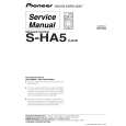 PIONEER S-HA5/XJC/E Instrukcja Serwisowa