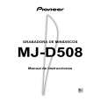 PIONEER MJ-D508/SDXJ Instrukcja Obsługi