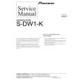 PIONEER S-DW1-K Instrukcja Serwisowa
