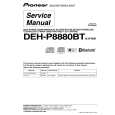 PIONEER DEH-P8880BT Instrukcja Serwisowa