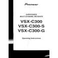 PIONEER VSXC300G Instrukcja Obsługi
