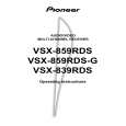 PIONEER VSX-859RDS-G/HYXJI Instrukcja Obsługi
