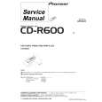 PIONEER CD-R600E Instrukcja Serwisowa