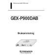 PIONEER GEX-P900DAB Instrukcja Obsługi