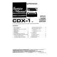 PIONEER CDX-1 Instrukcja Serwisowa