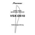 PIONEER VSX-D510/MYXJIGR Instrukcja Obsługi